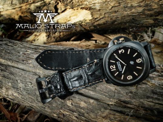 Coccodrillo Hornback Gunny Straps for Audemars Piguet Panerai