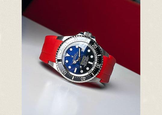 rolex deep sea red